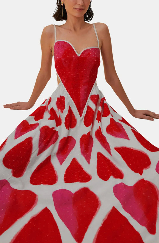 Embrace Summer Love with the Ultimate Heart-Themed Dress - Vestes Novas