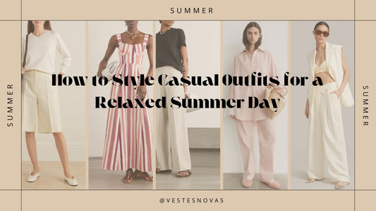 How to Style Casual Outfits for a Relaxed Summer Day - Vestes Novas