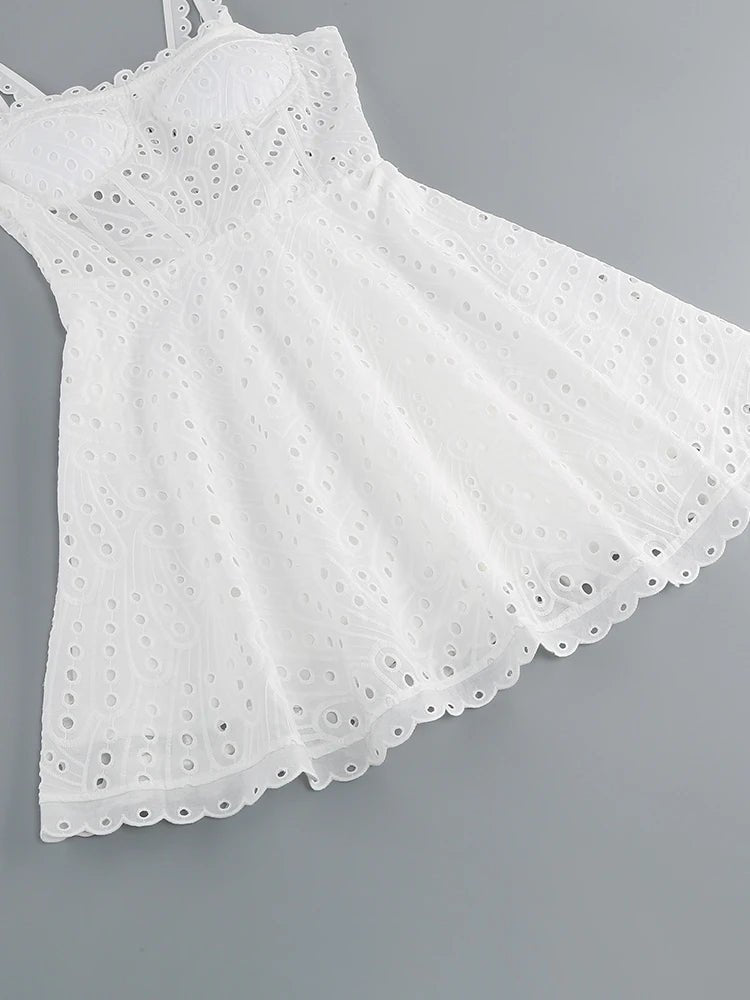 lace mini dress