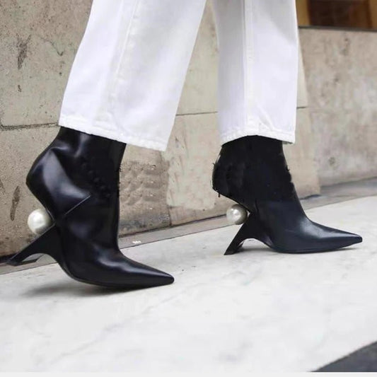 Pointed Toe Ankle Boots