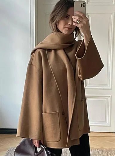 women's wool trench coat