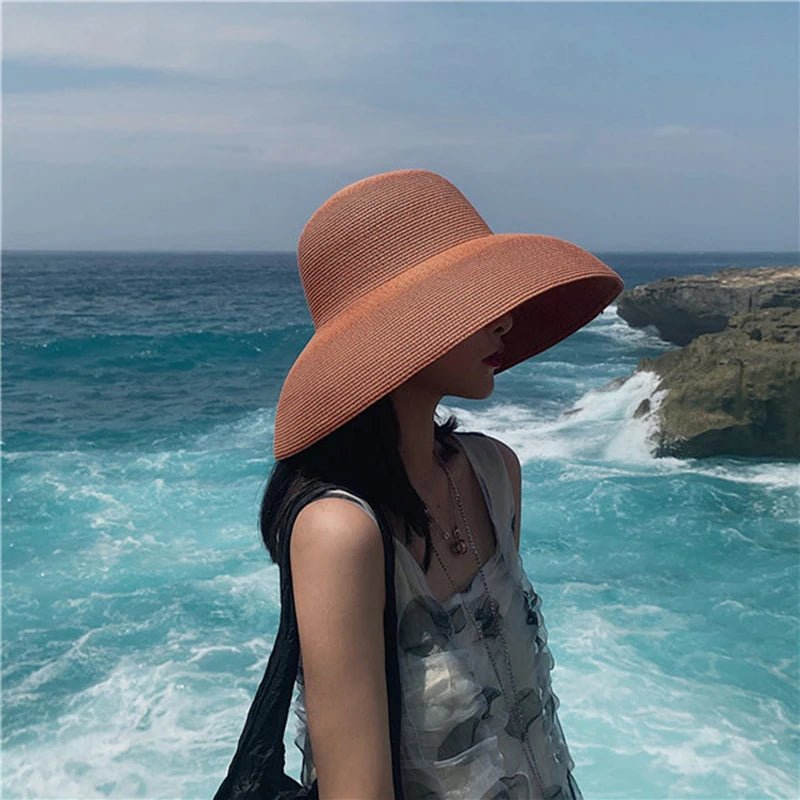 Handmade Hepburn Style Summer Sun Hat - Vestes Novas