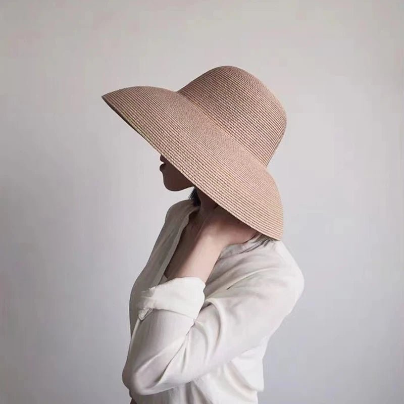 Handmade Hepburn Style Summer Sun Hat - Vestes Novas