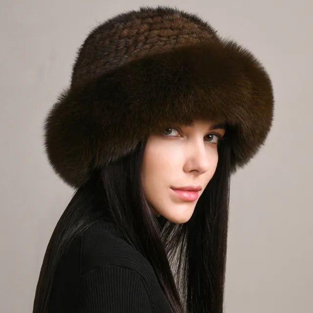 Knitted Fur Hat